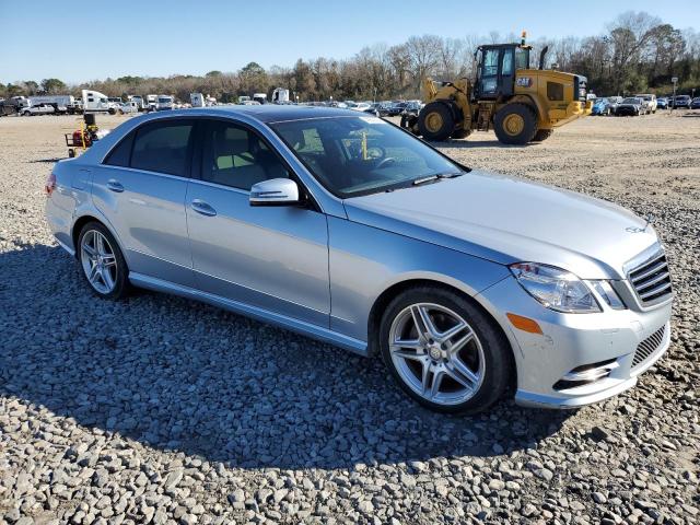 WDDHF5KB2DA686948 - 2013 MERCEDES-BENZ E 350 SILVER photo 4