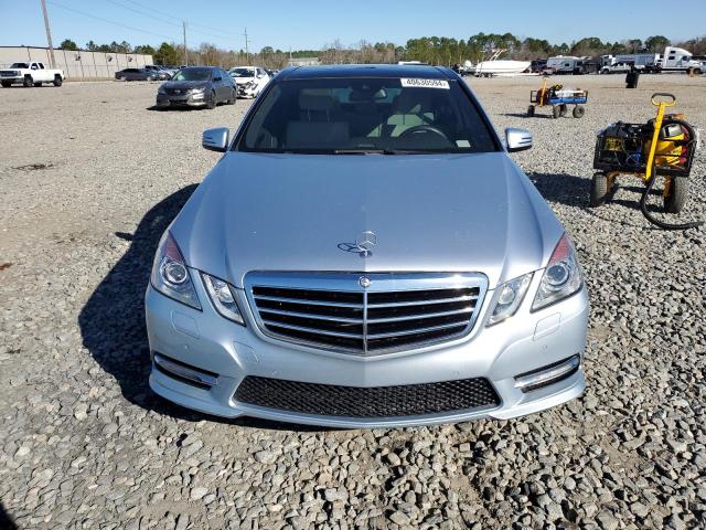 WDDHF5KB2DA686948 - 2013 MERCEDES-BENZ E 350 SILVER photo 5