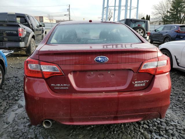 4S3BNAC60F3060870 - 2015 SUBARU LEGACY 2.5I PREMIUM RED photo 6