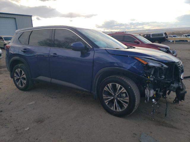 5N1AT3BB7MC798041 - 2021 NISSAN ROGUE SV BLUE photo 4