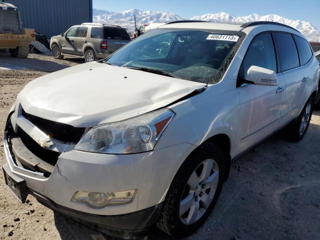 1GNKRLED2CJ184066 - 2012 CHEVROLET TRAVERSE LTZ WHITE photo 1