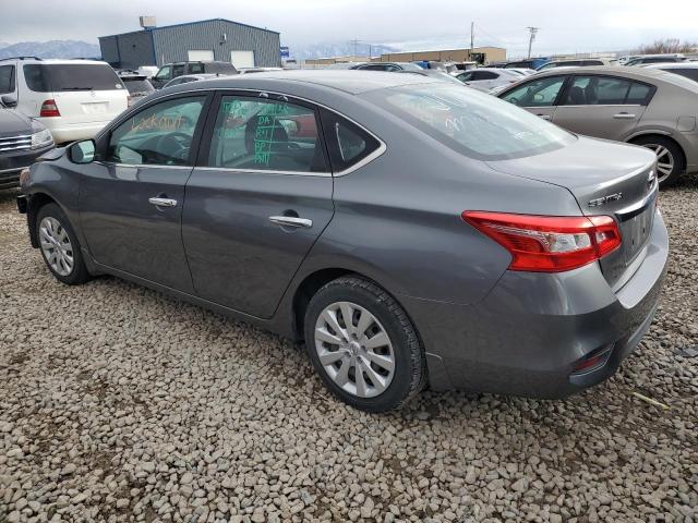 3N1AB7AP4HL641446 - 2017 NISSAN SENTRA S GRAY photo 2