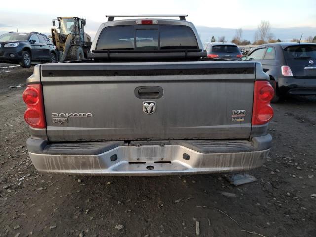 1D7HW58N28S632907 - 2008 DODGE DAKOTA QUAD LARAMIE GRAY photo 6