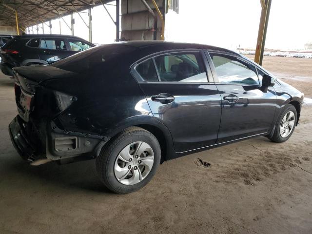 2HGFB2F52DH537829 - 2013 HONDA CIVIC LX BLACK photo 3