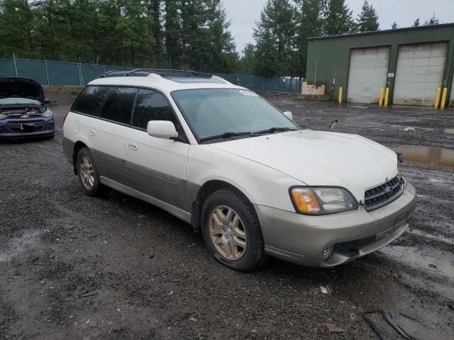 4S3BH686337621760 - 2003 SUBARU LEGACY OUTBACK LIMITED WHITE photo 4