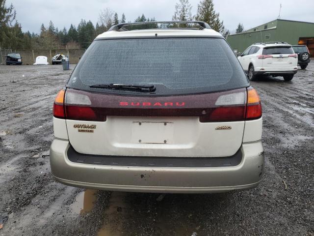 4S3BH686337621760 - 2003 SUBARU LEGACY OUTBACK LIMITED WHITE photo 6