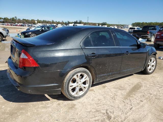 3FAHP0HA8CR364382 - 2012 FORD FUSION SE BLACK photo 3