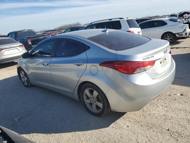 5NPDH4AE8DH157425 - 2013 HYUNDAI ELANTRA GLS SILVER photo 2