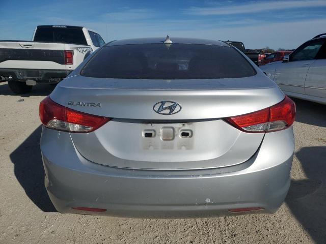 5NPDH4AE8DH157425 - 2013 HYUNDAI ELANTRA GLS SILVER photo 6