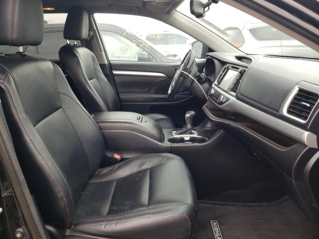 5TDJKRFH4ES044099 - 2014 TOYOTA HIGHLANDER XLE BLACK photo 5