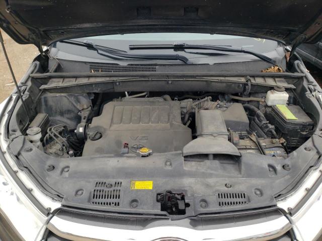 5TDJKRFH4ES044099 - 2014 TOYOTA HIGHLANDER XLE BLACK photo 7