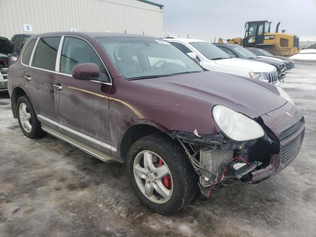 WP1AC29P45LA90149 - 2005 PORSCHE CAYENNE TURBO MAROON photo 4