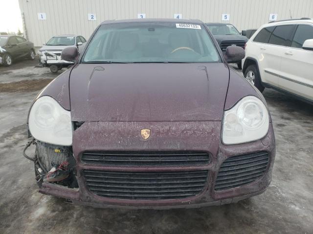 WP1AC29P45LA90149 - 2005 PORSCHE CAYENNE TURBO MAROON photo 5