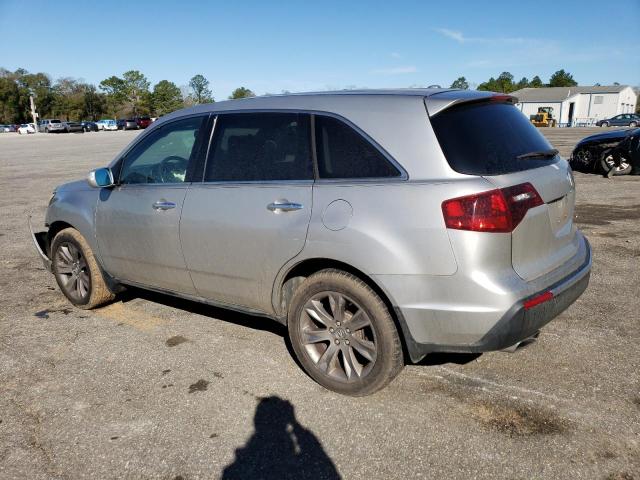 2HNYD2H63DH521804 - 2013 ACURA MDX ADVANCE SILVER photo 2