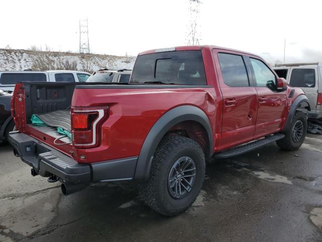 1FTFW1RG6LFB66779 - 2020 FORD F150 RAPTOR BURGUNDY photo 3