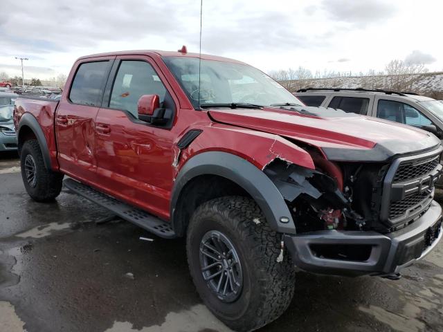 1FTFW1RG6LFB66779 - 2020 FORD F150 RAPTOR BURGUNDY photo 4