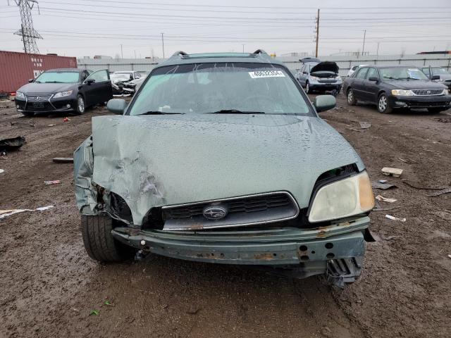 4S3BH625447305768 - 2004 SUBARU LEGACY L SPECIAL GREEN photo 5