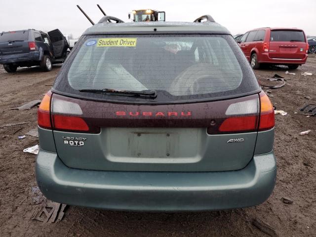 4S3BH625447305768 - 2004 SUBARU LEGACY L SPECIAL GREEN photo 6