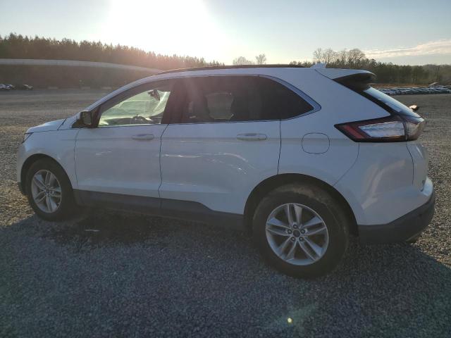 2FMTK3J99FBB40895 - 2015 FORD EDGE SEL WHITE photo 2