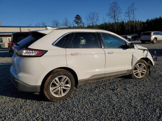 2FMTK3J99FBB40895 - 2015 FORD EDGE SEL WHITE photo 3