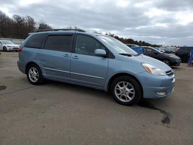 5TDZA22C55S223484 - 2005 TOYOTA SIENNA XLE BLUE photo 4