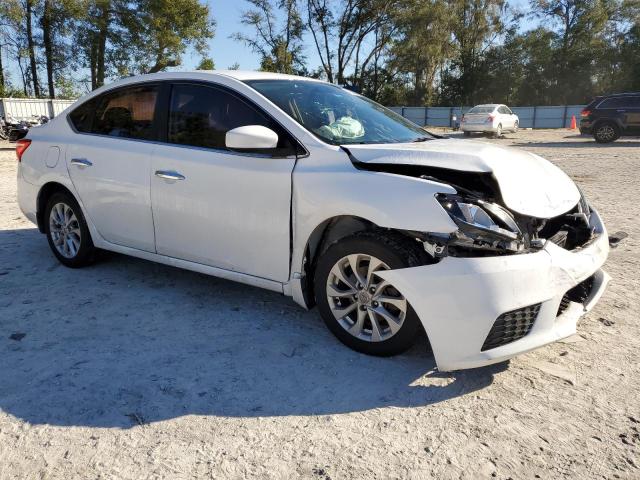 3N1AB7AP8HY315300 - 2017 NISSAN SENTRA S WHITE photo 4