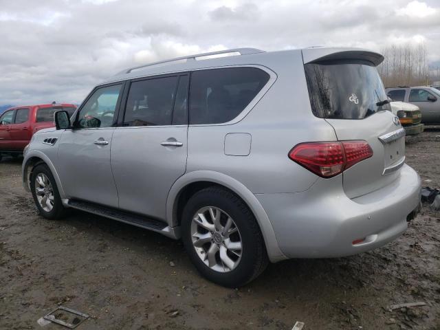 JN8AZ2NC9B9302060 - 2011 INFINITI QX56 SILVER photo 2