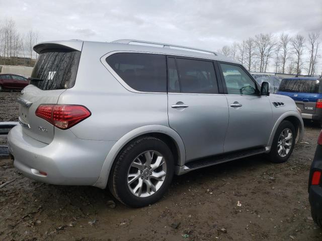 JN8AZ2NC9B9302060 - 2011 INFINITI QX56 SILVER photo 3