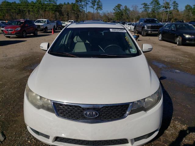 KNAFU4A22C5634629 - 2012 KIA FORTE EX WHITE photo 5