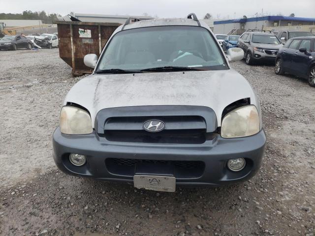 KM8SC73D75U944235 - 2005 HYUNDAI SANTA FE GLS SILVER photo 5