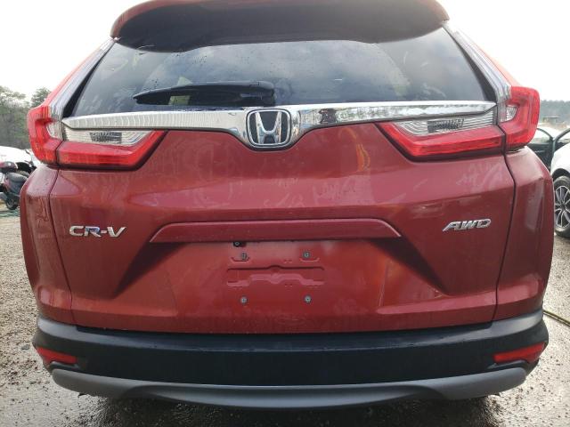 2HKRW2H51KH611663 - 2019 HONDA CR-V EX RED photo 6