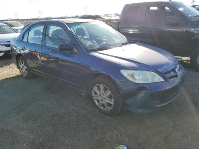 2HGES16664H550226 - 2004 HONDA CIVIC LX BLUE photo 4