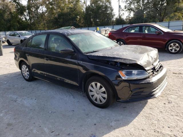3VW1K7AJ3FM312931 - 2015 VOLKSWAGEN JETTA BASE BLACK photo 4