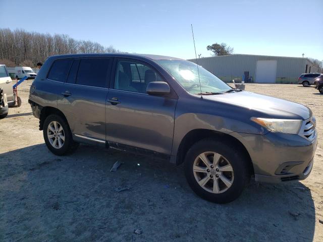 5TDZA3EH2BS013031 - 2011 TOYOTA HIGHLANDER BASE رمادي صورة 4