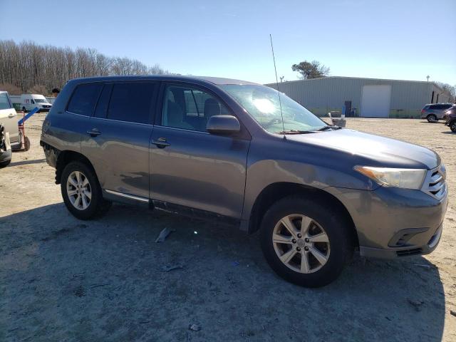 5TDZA3EH2BS013031 - 2011 TOYOTA HIGHLANDER BASE GRAY photo 4