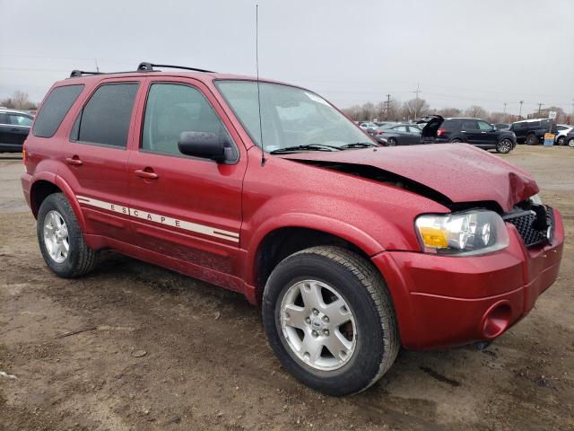 1FMCU94167KC02666 - 2007 FORD ESCAPE LIMITED RED photo 4