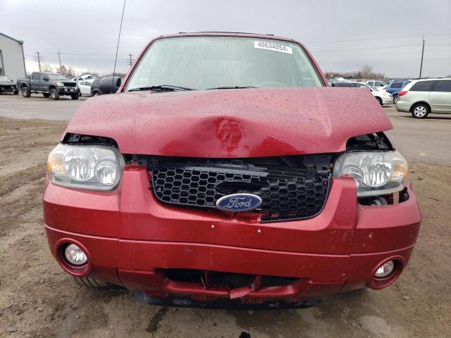 1FMCU94167KC02666 - 2007 FORD ESCAPE LIMITED RED photo 5