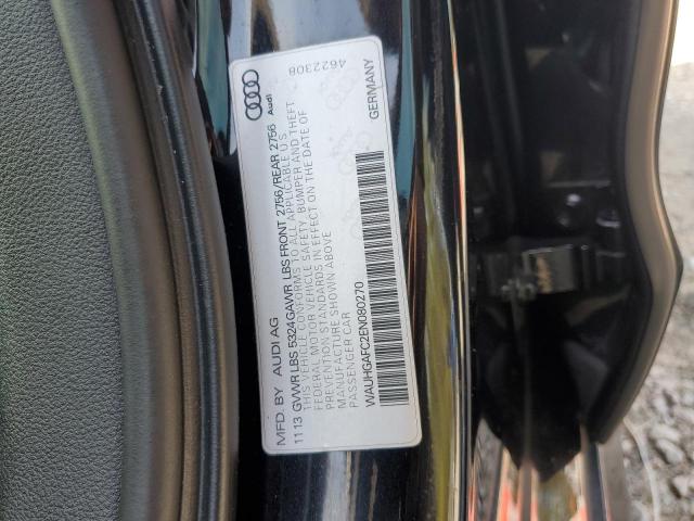 WAUHGAFC2EN080270 - 2014 AUDI A6 PRESTIGE BLACK photo 12