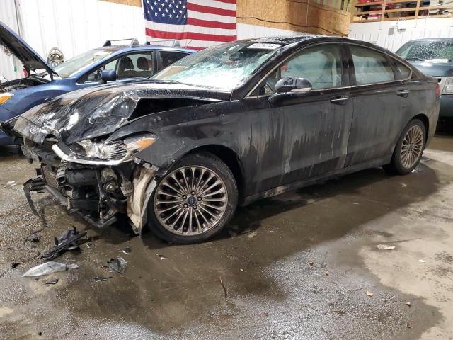 3FA6P0D96DR337170 - 2013 FORD FUSION TITANIUM BLACK photo 1