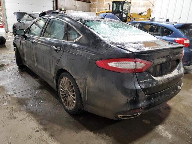 3FA6P0D96DR337170 - 2013 FORD FUSION TITANIUM BLACK photo 2