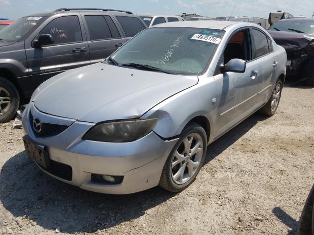 JM1BK32F981116017 - 2008 MAZDA 3 I SILVER photo 2