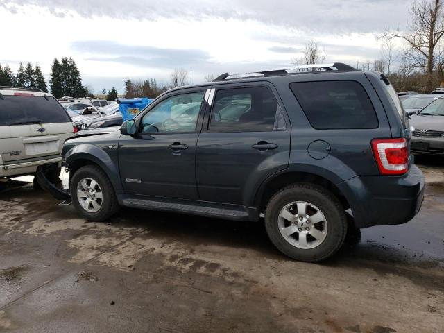 1FMCU94108KA06370 - 2008 FORD ESCAPE LIMITED GRAY photo 2