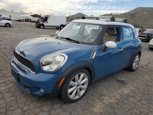 WMWZC3C52BWH97956 - 2011 MINI COOPER S COUNTRYMAN BLUE photo 1