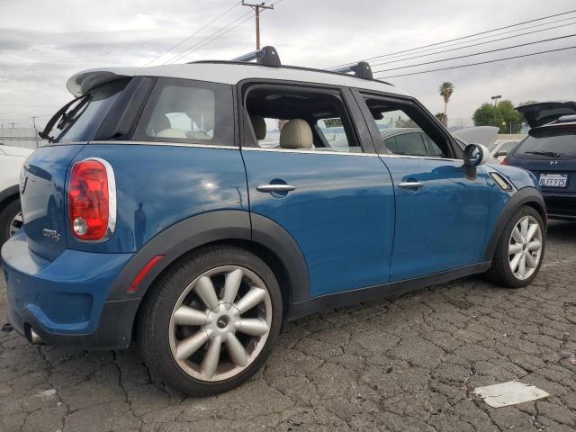 WMWZC3C52BWH97956 - 2011 MINI COOPER S COUNTRYMAN BLUE photo 3