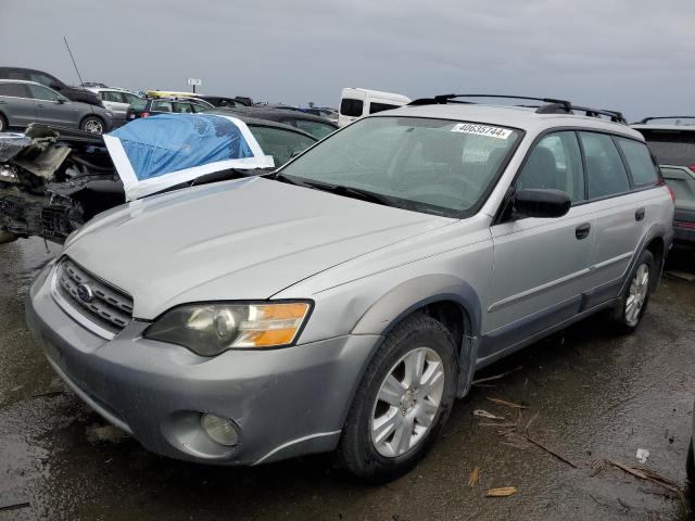 4S4BP61C257315151 - 2005 SUBARU LEGACY OUTBACK 2.5I SILVER photo 1