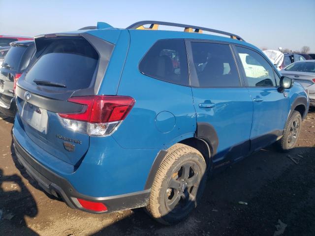 JF2SKAMC4PH417244 - 2023 SUBARU FORESTER WILDERNESS BLUE photo 3