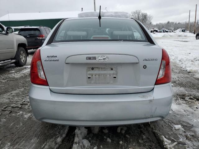 KMHCN46C68U182357 - 2008 HYUNDAI ACCENT GLS SILVER photo 6