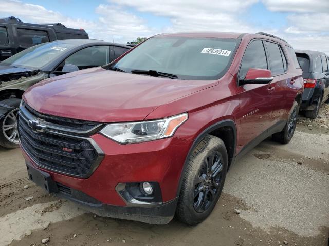 1GNERJKX0KJ145734 - 2019 CHEVROLET TRAVERSE RS BURGUNDY photo 1