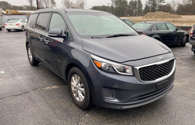 KNDMB5C13H6267185 - 2017 KIA SEDONA LX GRAY photo 1