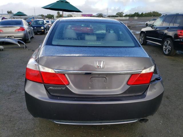 1HGCR2F32FA074752 - 2015 HONDA ACCORD LX GRAY photo 6